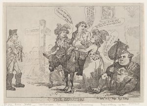 La partida, 29 de abril de 1784 de Thomas Rowlandson