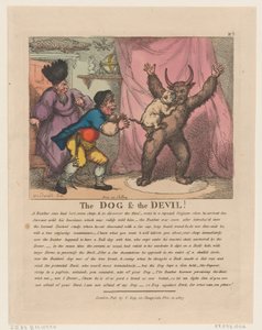 El Perro y El Diablo, 21 de noviembre de 1807 de Thomas Rowlandson