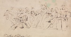 La derrota de la duquesa de Gordon de Thomas Rowlandson