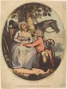 El deportista enamorado de Thomas Rowlandson