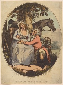 El deportista enamorado de Thomas Rowlandson