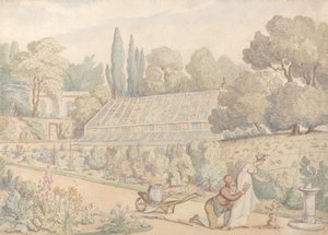 La ofrenda del jardinero de Thomas Rowlandson