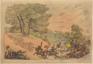 La caza de Thomas Rowlandson