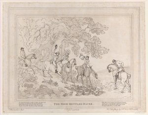 El cazador de La vida de un caballo de carreras, o El corredor de alta casta, 20 de julio de 1789