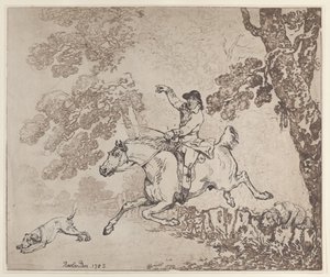 El cazador de Thomas Rowlandson