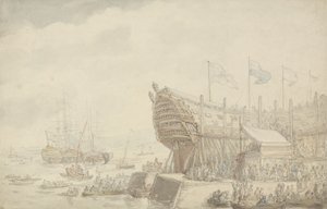 El lanzamiento del H.M.S. 