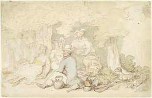 El picnic de Thomas Rowlandson
