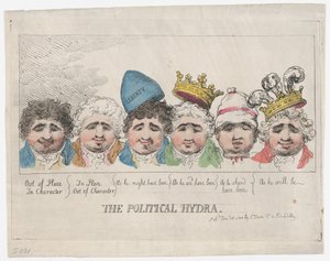 La hidra política, 26 de diciembre de 1788 de Thomas Rowlandson
