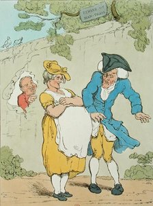 La mujer embarazada de Thomas Rowlandson