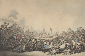 El combate por el título de Thomas Rowlandson
