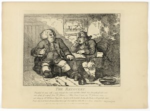La Recuperación, del Viaje a las Hébridas de Boswell de Thomas Rowlandson