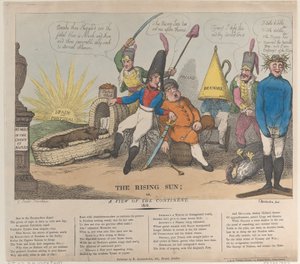 El Sol Naciente, O, Una Vista del Continente, agosto 28, 1810 de Thomas Rowlandson