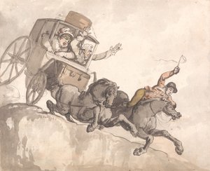 El entrenador fugitivo de Thomas Rowlandson
