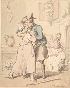 El regreso del marinero tras el servicio activo de Thomas Rowlandson