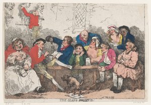 La Sociedad del Argot, 24 de julio de 1785 de Thomas Rowlandson