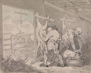 El matadero de Thomas Rowlandson