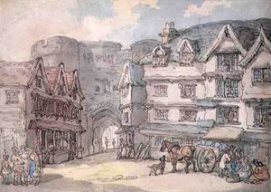La Puerta Sur, Exeter de Thomas Rowlandson