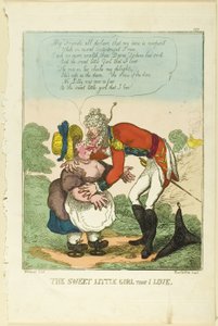 La dulce niña que amo de Thomas Rowlandson