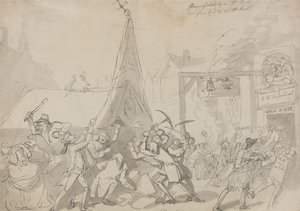 La prueba de Thomas Rowlandson