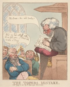 El error de Toper de Thomas Rowlandson