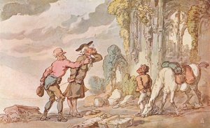 El tour del Dr. Syntax en busca de lo pintoresco, siglo XIX, 1907 de Thomas Rowlandson