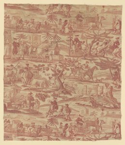 Los Viajes del Doctor Syntax (Tela de Mobiliario) de Thomas Rowlandson