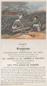 Los dos reyes del terror, noviembre de 1813 de Thomas Rowlandson
