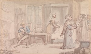 La sala de estudiantes de Thomas Rowlandson
