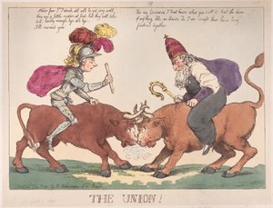 La Unión, 1 de enero de 1801 de Thomas Rowlandson