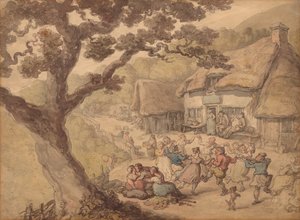 El baile del pueblo de Thomas Rowlandson