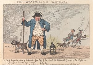 El Vigilante de Westminster de Thomas Rowlandson