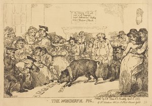 El cerdo maravilloso de Thomas Rowlandson