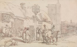 La posada Woolpack de Thomas Rowlandson