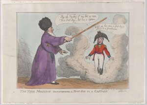 El Mago de York Transformando a un Mozo de Pies en un Capitán, 25 de febrero de 1809