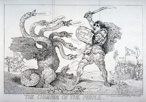 El campeón del pueblo, 1784 de Thomas Rowlandson