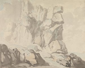 Castillo de Tintagel de Thomas Rowlandson
