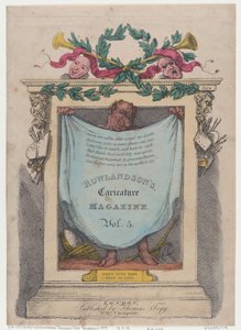 Página de título, Caricature Magazine de Rowlandson, Vol. 5, 1808