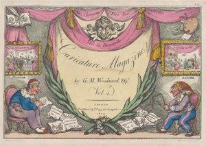 Página de título, La revista de caricaturas de G. M. Woodward, Vol. 4, 1809