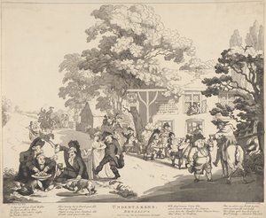 Las historias de los funerarios de Thomas Rowlandson