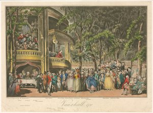 Vauxhall, 1732 de Thomas Rowlandson