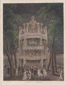 Jardín de Vauxhall de Thomas Rowlandson