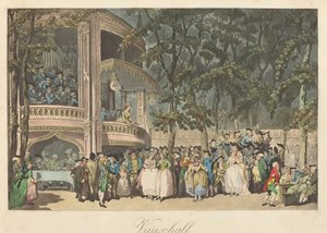 Jardines de Vauxhall de Thomas Rowlandson