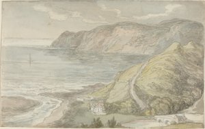 Vista desde la posada en Lynton de Thomas Rowlandson