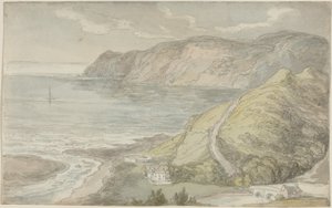 Vista desde el Inn at Lynton de Thomas Rowlandson