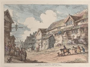 Vista de Liskard, Cornwall de Thomas Rowlandson