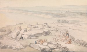 Vista de Exmoor de Thomas Rowlandson