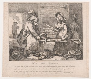Ingenio y sabiduría Bellezas pintorescas de Boswell, Parte la Primera de Thomas Rowlandson
