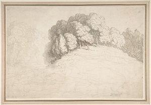 Laderas boscosas con ciervos de Thomas Rowlandson