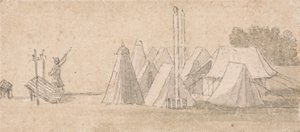Escena del campamento