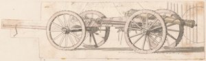 Gun and Limber, No. 7 de Thomas Sandby